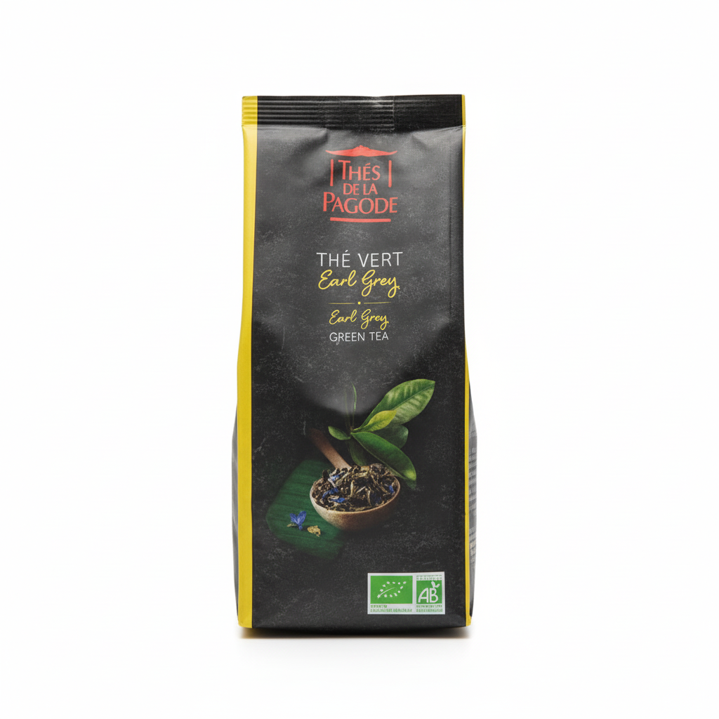 Thé Vert Earl Grey - Les Thés de la Pagode
