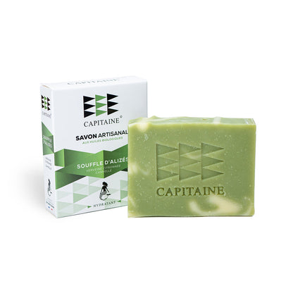 Capitaine -- Savon hydratant bio - souffle d'alizés - 100 g