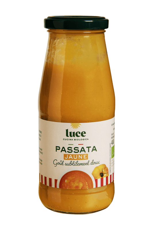 Sauce passata jaune bio (tomates) - 1