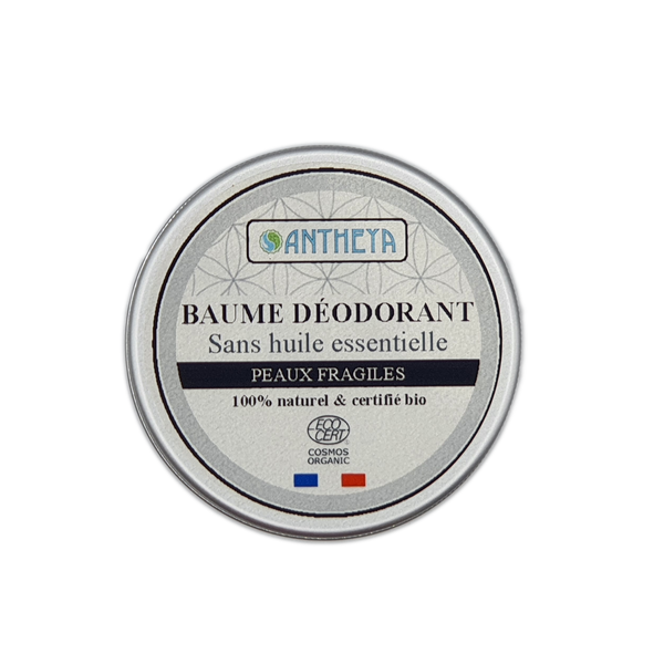 Antheya -- Baume déodorant - neutre sans huile essentielle - 75 g